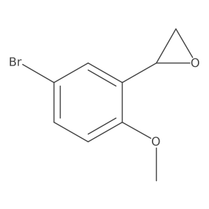 (5-Bromo-2-methoxy-phenyl)-oxirane结构式