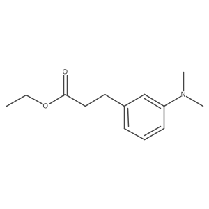 Ethyl 3-dimethylaminobenzenepropanoate结构式