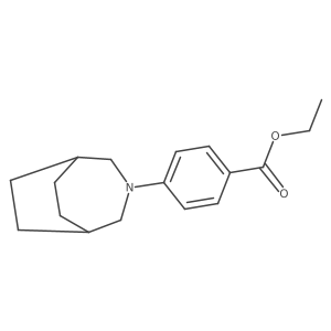 4-(3-Aza-bicyclo[3.2.2]non-3-yl)-benzoic acid ethyl ester Structure
