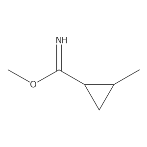 Methyl 2-methylcyclopropane-1-carboximidate Structure