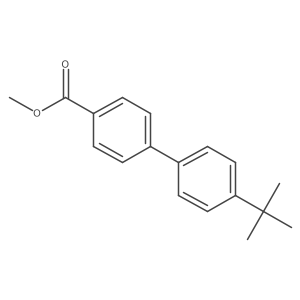 Methyl4'-(tert-butyl)-[1,1'-biphenyl]-4-carboxylate结构式