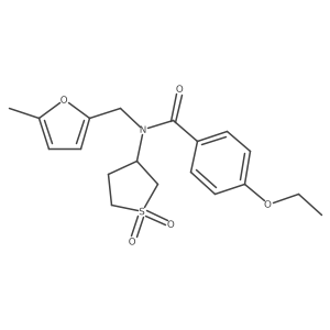 N-(1,1-dioxidotetrahydrothiophen-3-yl)-4-ethoxy-N-[(5-methylfuran-2-yl)methyl]benzamide Structure