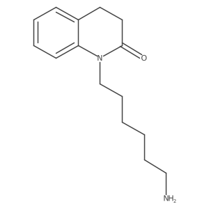 1-(6-Aminohexyl)-3,4-dihydro-2(1h)-quinolinone结构式