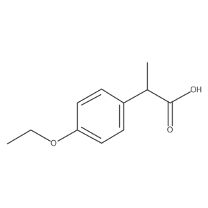 2-(4-Ethoxyphenyl)propanoic acid结构式