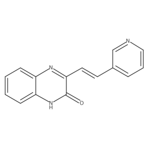 (Z)-3-(2-(pyridin-3-yl)vinyl)quinoxalin-2(1H)-one Structure
