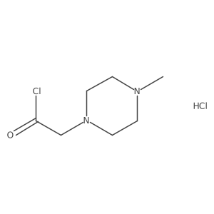 2-(4-Methylpiperazin-1-yl)acetyl chloride hydrochloride结构式