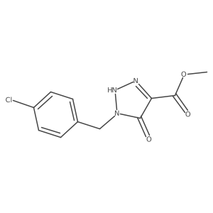 Methyl 1-(4-chlorobenzyl)-5-hydroxy-1H-1,2,3-triazole-4-carboxylate Structure