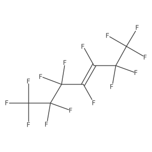 (E)-1,1,1,2,2,3,4,5,5,6,6,7,7,7-tetradecafluorohept-3-ene结构式