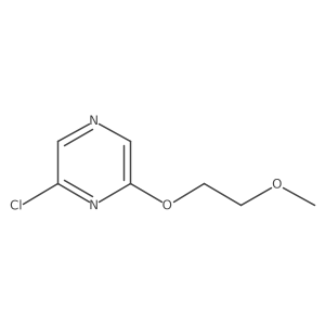2-Chloro-6-(2-methoxyethoxy)pyrazine结构式