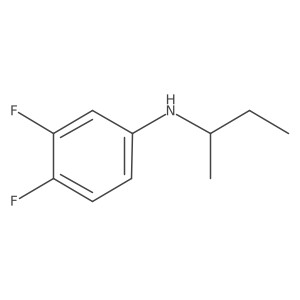 N-(butan-2-yl)-3,4-difluoroaniline结构式