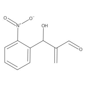 2-(Hydroxy(2-nitrophenyl)methyl)acrylaldehyde Structure