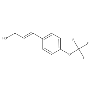 3-(4-Trifluoromethoxyphenyl)prop-2-en-1-ol结构式