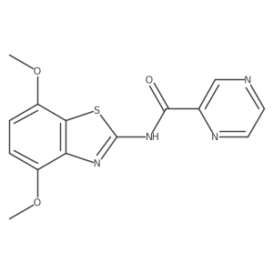 N-(4,7-dimethoxybenzo[d]thiazol-2-yl)pyrazine-2-carboxamide Structure