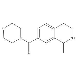 (1-Methyl-1,2,3,4-tetrahydro-isoquinolin-7-yl)-morpholin-4-yl-methanone结构式