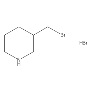 3-(Bromomethyl)piperidine hydrobromide Structure