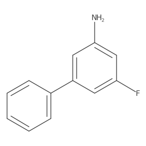 3-Fluoro-5-phenylaniline结构式