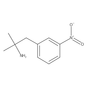 2-Methyl-1-(3-nitrophenyl)propan-2-amine Structure