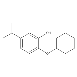2-(Cyclohexyloxy)-5-isopropylphenol Structure
