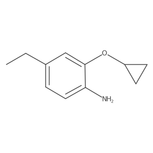 2-Cyclopropoxy-4-ethylaniline结构式