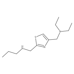 n-((4-((Diethylamino)methyl)thiazol-2-yl)methyl)propan-1-amine Structure