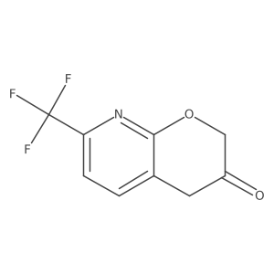 7-(Trifluoromethyl)-2H-pyrano[2,3-B]pyridin-3(4H)-one Structure