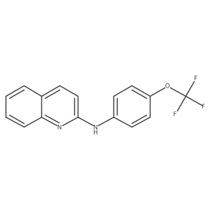 N-[4-(Trifluoromethoxy)phenyl]-2-quinolinamine Structure