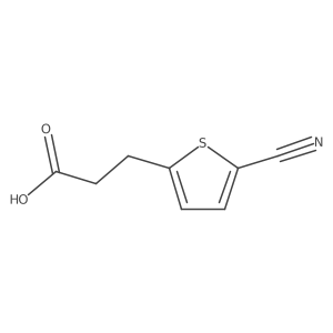 3-(2-Cyanothiophen-5-yl)-propionic acid结构式
