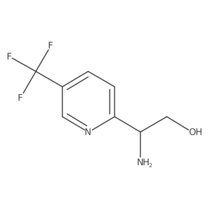 2-Amino-2-[5-(trifluoromethyl)pyridin-2-yl]ethan-1-ol Structure