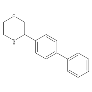 3-(4-phenylphenyl)morpholine Structure
