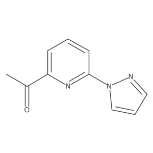 1-[6-(1H-pyrazol-1-yl)pyridin-2-yl]ethan-1-one结构式