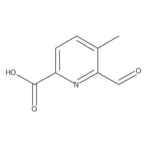 6-Formyl-5-methylpyridine-2-carboxylic acid Structure