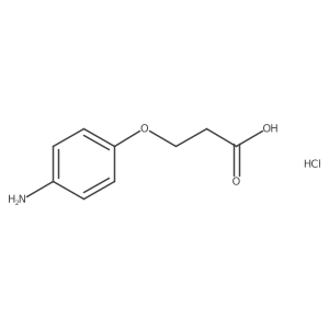 3-(4-Aminophenoxy)propanoic acid hydrochloride Structure