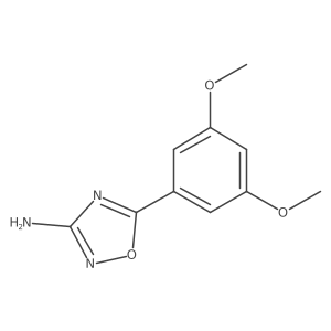 5-(3,5-Dimethoxyphenyl)-1,2,4-oxadiazol-3-amine Structure