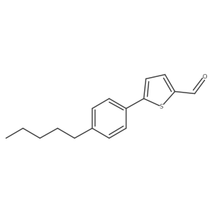 5-(4-Pentylphenyl)thiophene-2-carbaldehyde Structure