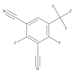 2,4-Difluoro-5-(trifluoromethyl)isophthalonitrile Structure