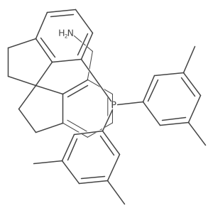 (1S)-7'-[Bis(3,5-dimethylphenyl)phosphino]-2,2',3,3'-tetrahydro-1,1'-spirobi[1H-indene]-7-methanamine Structure