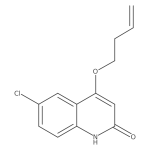 4-(but-3-enyloxy)-6-chloroquinolin-2(1H)-one Structure