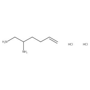 Hex-5-ene-1,2-diamine dihydrochloride Structure