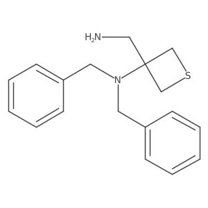 3-(aminomethyl)-N,N-dibenzylthietan-3-amine Structure