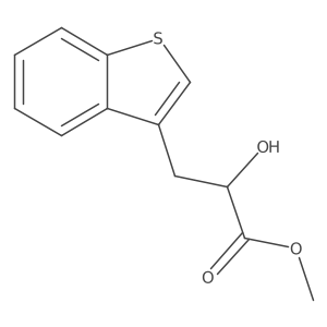 Methyl 3-(1-benzothiophen-3-yl)-2-hydroxypropanoate Structure