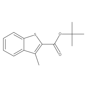 tert-Butyl 3-methylbenzo[b]thiophene-2-carboxylate结构式