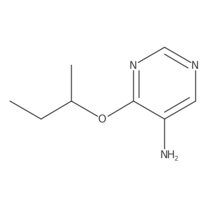 4-(Butan-2-yloxy)pyrimidin-5-amine Structure