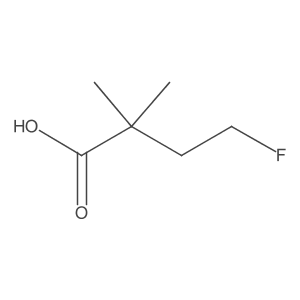 4-Fluoro-2,2-dimethylbutanoic acid Structure