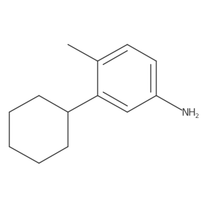 3-Cyclohexyl-4-methylaniline结构式