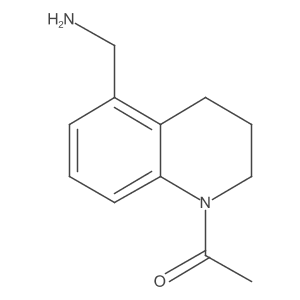 1-[5-(Aminomethyl)-1,2,3,4-tetrahydroquinolin-1-yl]ethan-1-one Structure
