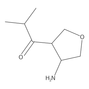 1-(4-Aminooxolan-3-yl)-2-methylpropan-1-one Structure