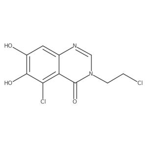 5-Chloro-3-(2-chloroethyl)-6,7-dihydroxy-4(3H)-quinazolinone结构式