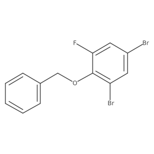 2-(Benzyloxy)-1,5-dibromo-3-fluorobenzene Structure