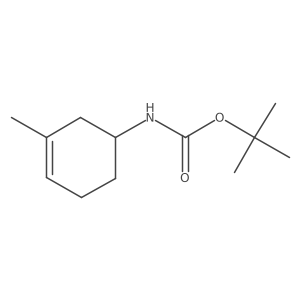 (3-Methyl-cyclohex-3-enyl)-carbamic acid tert-butyl ester Structure