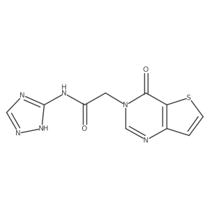 2-(4-oxothieno[3,2-d]pyrimidin-3(4H)-yl)-N-(1H-1,2,4-triazol-3-yl)acetamide Structure
